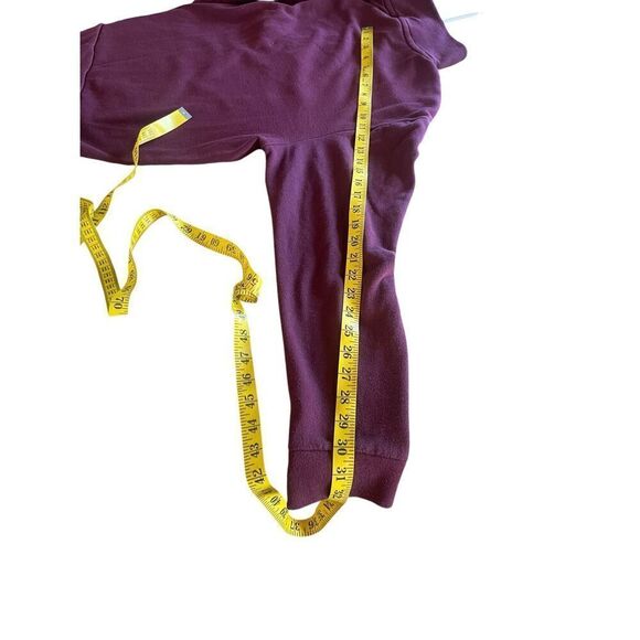 PINK Victoria’s Secret Womens Maroon Quarter Zip Pullover Sweatshirt Size Large - Picture 4 of 11